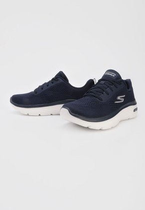 Tenis Training Azul-Gris-Blanco-Negro Skechers GOwalk Hyper Burst