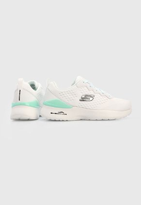 Tenis Training Blanco-Verde Menta Skechers Skech-Air Dynamight