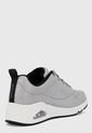 Tenis Lifestyle Plateado-Blanco-Negro Skechers Diamond Shatter de Skechers
