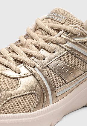 Tenis SKECHERS Bobs Vamos Dorado
