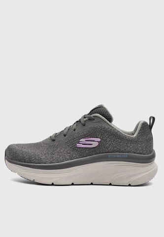 Tenis SKECHERS D`lux Walker Gris Skechers