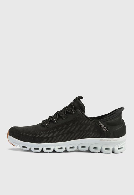 Tenis Running Negro-Blanco SKECHERS Glide Step Tranquility