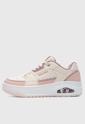 Tenis SKECHERS Uno Court - Courted Style Beige Skechers
