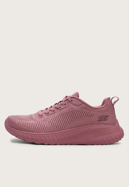 Tenis Training Rosa Skechers Bobs Squad Chaos-Face Off