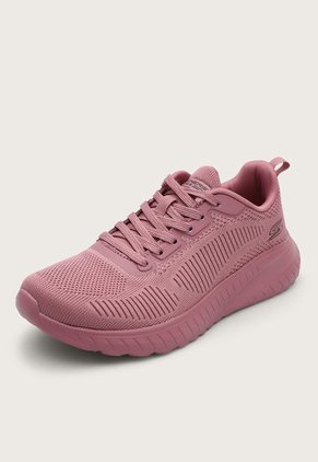 Tenis Training Rosa Skechers Bobs Squad Chaos-Face Off