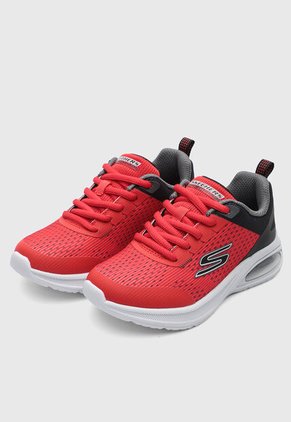 Tenis SKECHERS Microspec Max Advance Rojo