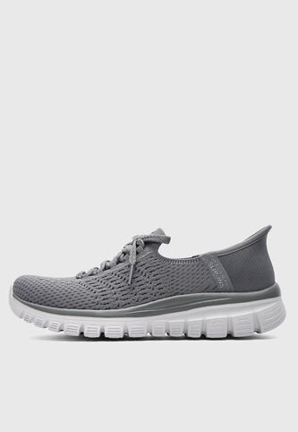 Tenis SKECHERS Graceful - First Blush Gris Skechers