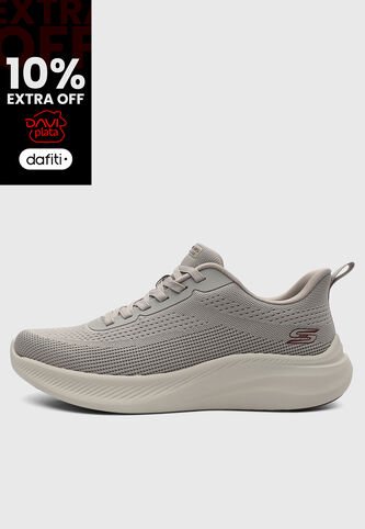 Tenis SKECHERS Bobs Moda Flex Taupe Skechers