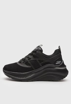 Tenis SKECHERS BOBS Chaos Hi - Dazzling Glint Negro