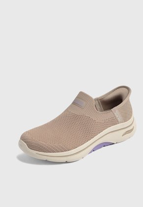 Tenis SKECHERS Go Walk Arh Fit 2.0 Taupe