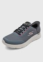 Tenis Walking SKECHERS Go Walk Flex Netro Azul de Skechers