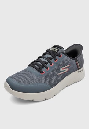 Tenis Walking SKECHERS Go Walk Flex Netro Azul