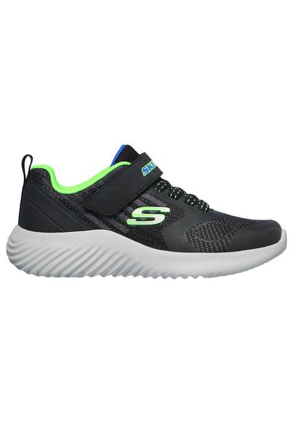 Tenis Niño Skechers Bounder Gorven - Negro