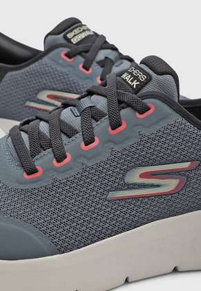 Tenis Walking SKECHERS Go Walk Flex Netro Azul