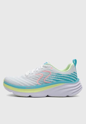 Tenis SKECHERS D'Lux Vapor - Cool Breeze Blanco Skechers