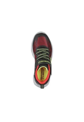 Tenis Skechers Niño Gore-Strap Memory Foam Negro Rojo