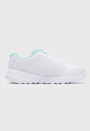 Tenis Training Blanco-Verde Menta  Skechers Go walk Joy