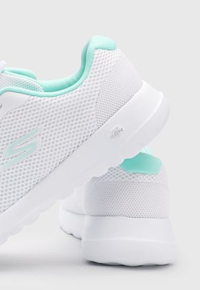Tenis Training Blanco-Verde Menta  Skechers Go walk Joy