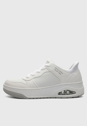 Tenis SKECHERS Slip-Ins Uno Court Blanco