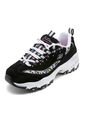 Tenis Lifestyle Negro-Blanco Skechers D'lites de Skechers