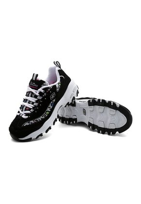 Tenis Lifestyle Negro-Blanco Skechers D'lites