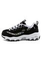 Tenis Lifestyle Negro-Blanco Skechers D'lites de Skechers