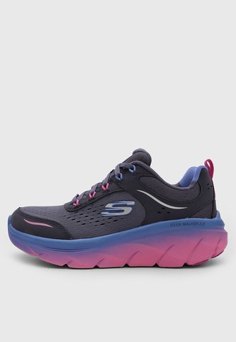Tenis Walking Skechers D'lux Walker 2.0 Violeta Skechers