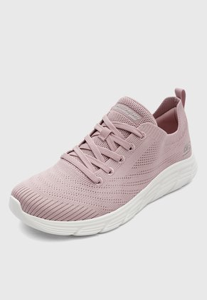 Tenis Lifestyle SKECHERS Bobs Sport B Flex Lo Rosa
