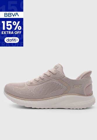 Tenis SKECHERS BOBS Squad Chaos - Current Muse Taupe Skechers
