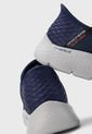 Tenis Lifestyle Azul Navy-Gris SKECHERS Slip-ins: GO WALK Flex de Skechers