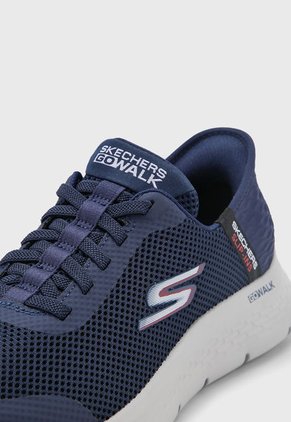 Tenis Lifestyle Azul Navy-Gris SKECHERS Slip-ins: GO WALK Flex