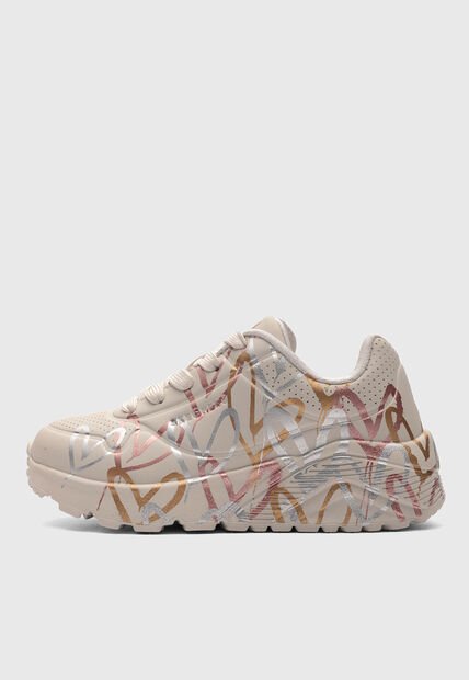 Tenis SKECHERS Uno Lite - Metallic Love Beige