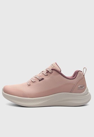 Tenis SKECHERS Bobs Moda Flex Rosa Nude Skechers