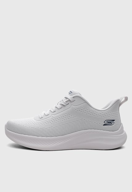 Tenis Training SKECHERS Bobs Moda Flex Gris Claro
