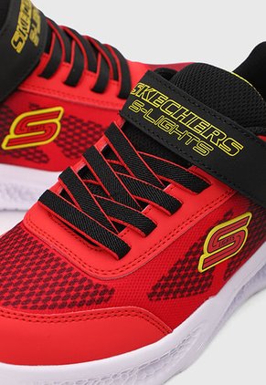 Tenis SKECHERS Meteor Lights Rojo