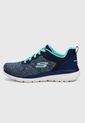 Tenis Training Azul-Verde-Blanco Skechers Bountiful Dreamy Vibes de Skechers