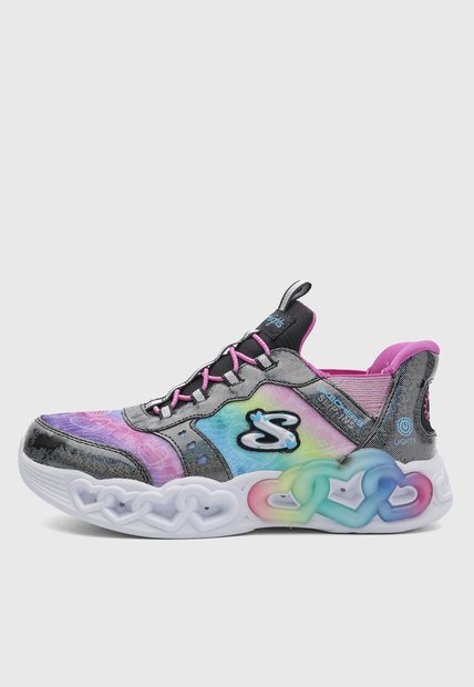 Tenis Lifestyle SKECHERS Infinite Heart Lights Multicolor