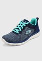 Tenis Training Azul-Verde-Blanco Skechers Bountiful Dreamy Vibes de Skechers