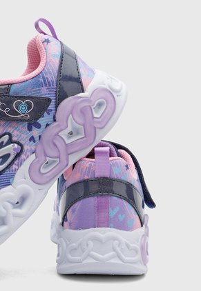Tenis Lifestyle SKECHERS Infinite Heart Lights Multicolor