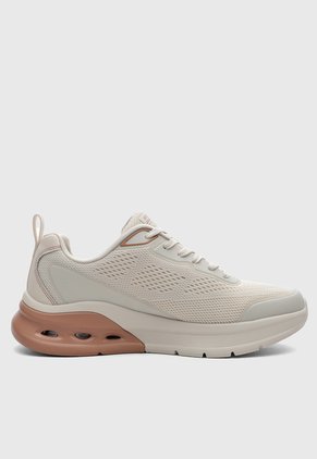 Tenis Lifestyle SKECHERS Bobs Arc Waves 2.0 - Class Rank Beige