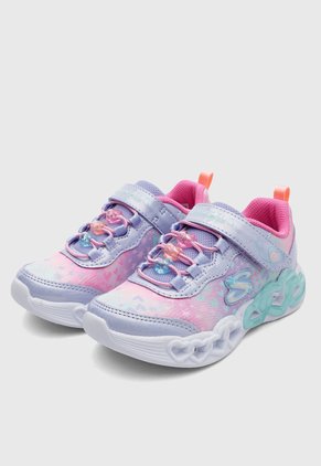 Tenis Lifestyle SKECHERS Infinite Heart Lights Multicolor