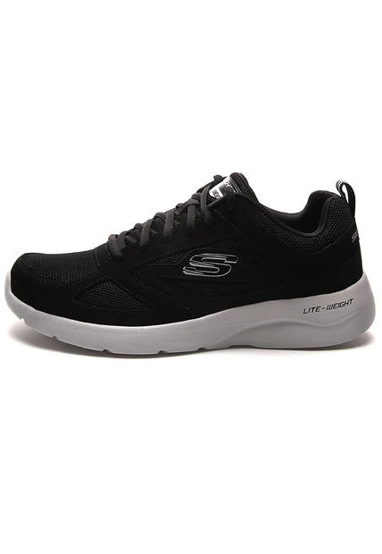 Tenis Running Negro-Gris Skechers Fallford