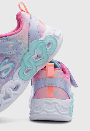 Tenis Lifestyle SKECHERS Infinite Heart Lights Multicolor