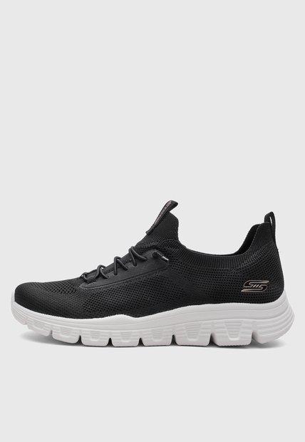 Tenis Lifestyle SKECHERS Moda Bobs B Lite - Slight Flex Negro