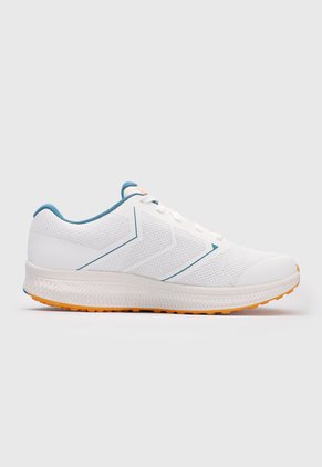 Tenis Running Blanco-Azul-Naranja Skechers Go Run Consistent