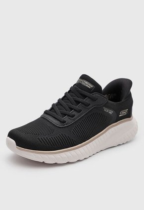 Tenis Lifestyle  SKECHERS Bobs Squad Chaos Negro