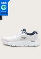 Tenis Walking Walking Blanco-Azul Navy Skechers Go Walk Flex-Remark de Skechers