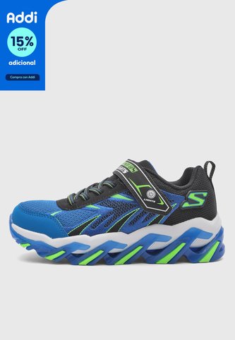 Tenis Lifestyle Skechers Mega Surge 2.0 Azul Skechers