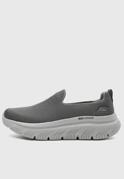 Tenis Walking SKECHERS Go Walk Max Cushioning Hyper Burst Gris