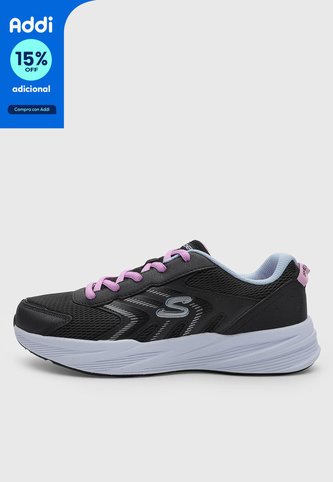 Tenis Lifestyle Skechers Microspec Tread Extraordinary Negro Skechers